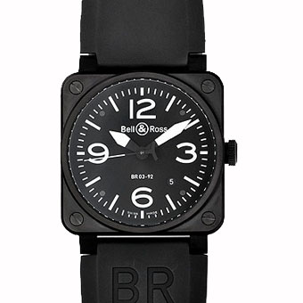 BELL＆ROSS ベル&ロス スーパーコピー BR03-92CFB-R ブラック